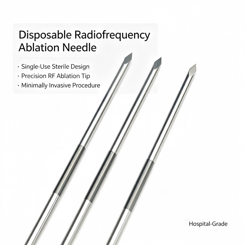 disposable radiofrequency ablation needle  