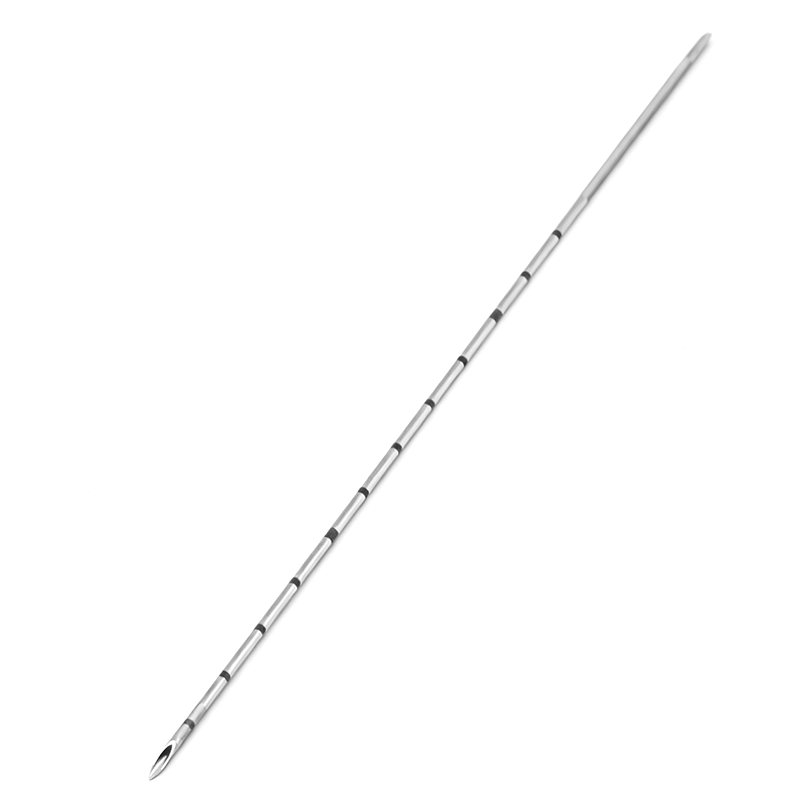 Sterile microwave ablation needle for tumor ablation planning